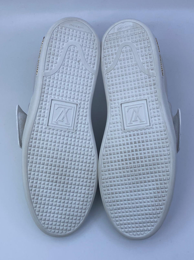 LOUIS VUITTON Patent Monogram Frontrow Sneakers 38 1301595