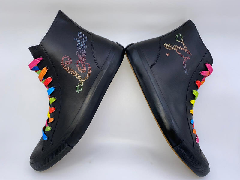 Louis Vuitton Men's Black Taiga Leather Tattoo Sneaker Boot – Luxuria & Co.