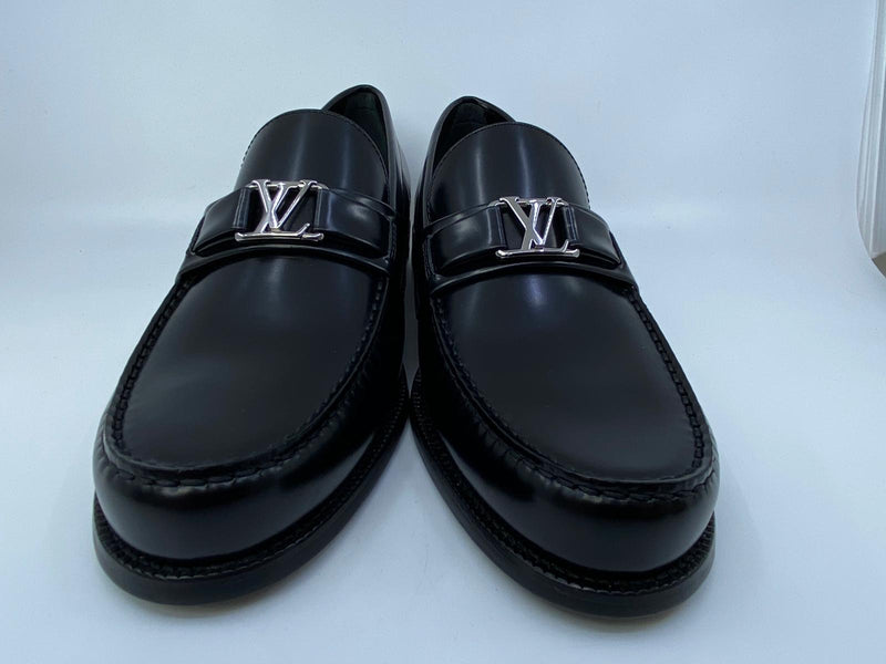 Louis Vuitton Mens Black " Major " Loafers Size LV 9 US 10***