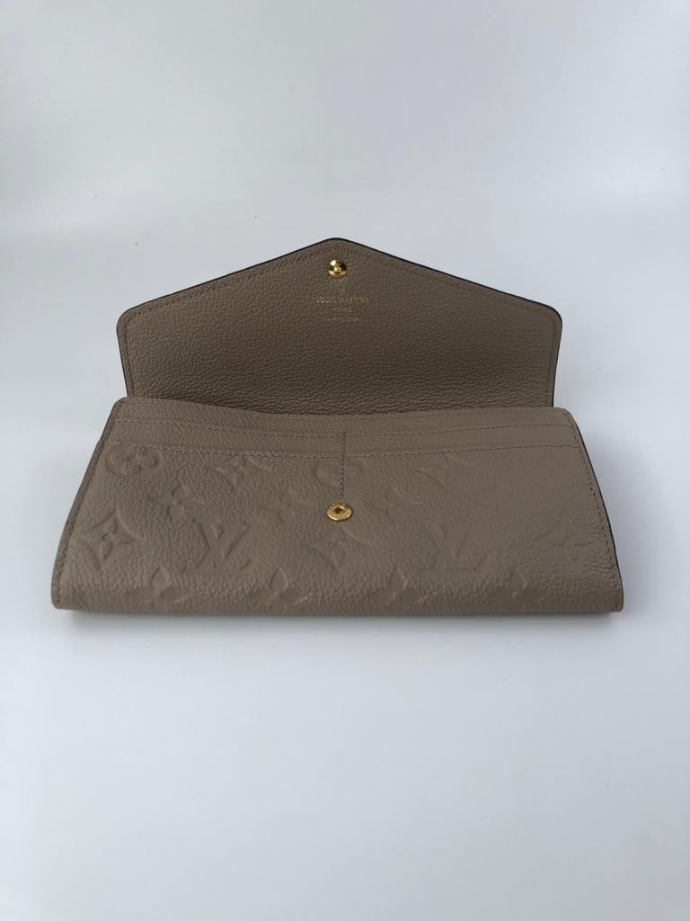 Louis Vuitton Women's Beige Monogram Empreinte Leather Sarah