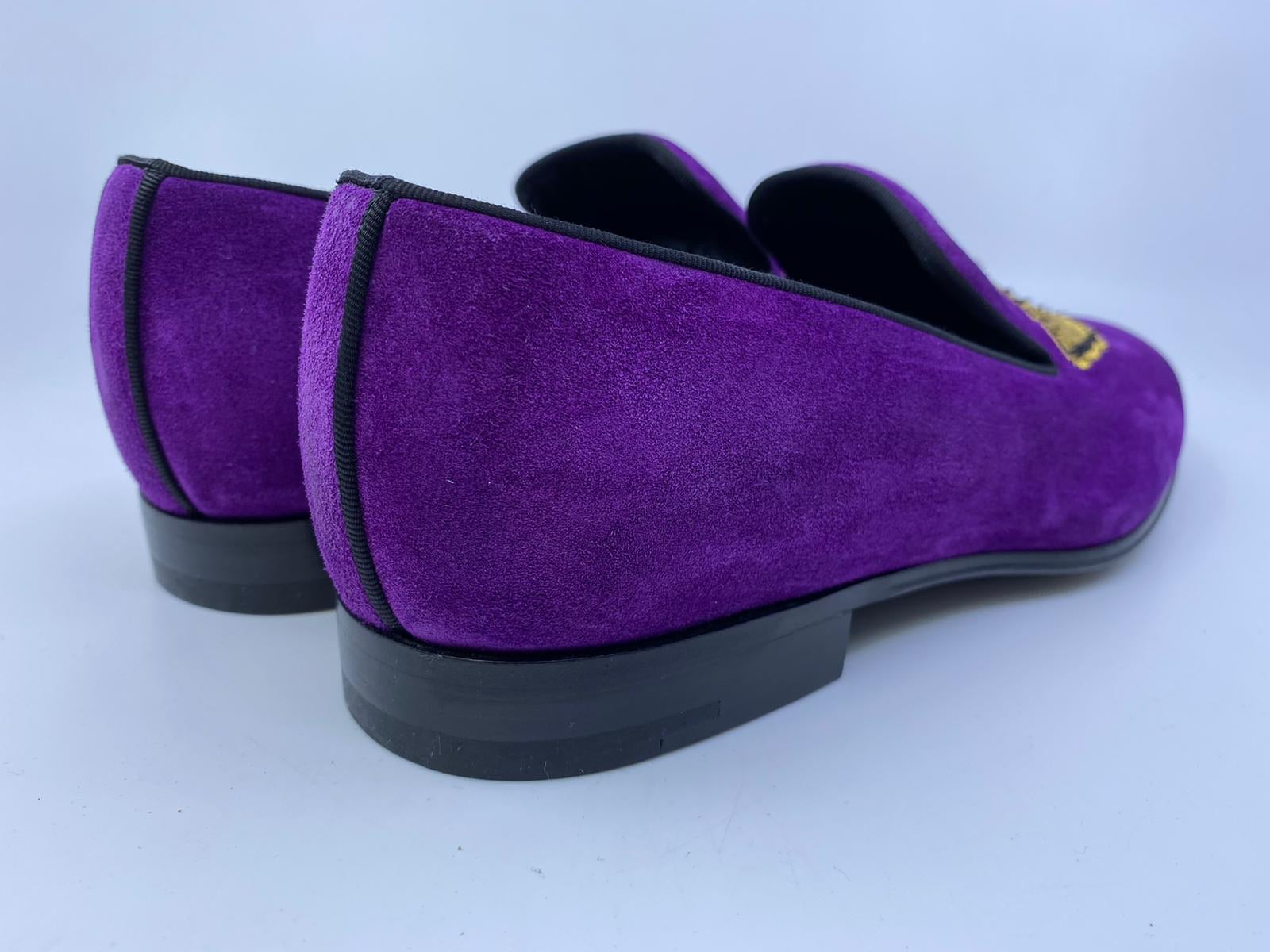 Louis Vuitton Men's Purple Suede Auteuil Slipper – Luxuria & Co.