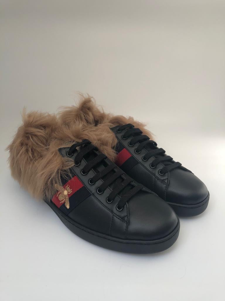 gucci ace sneakers black