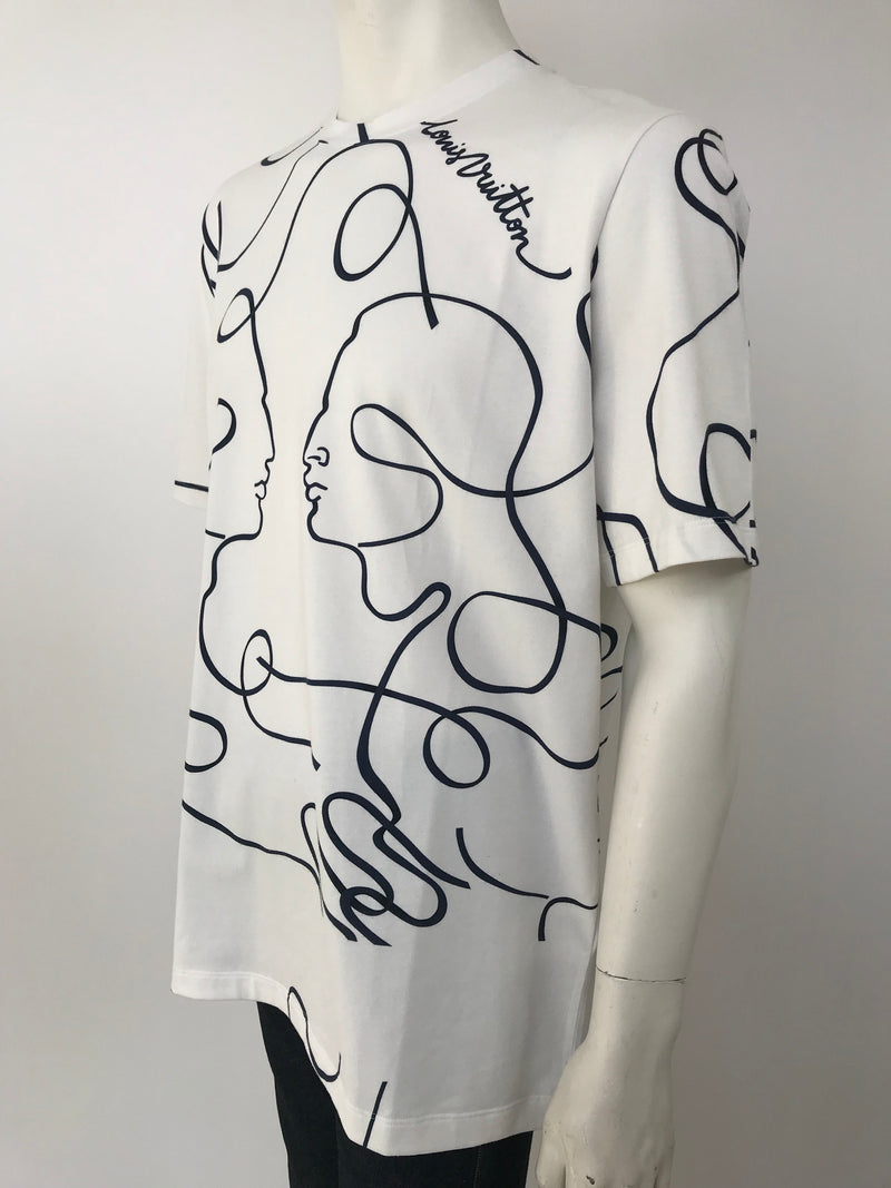 Signature Faces T-Shirt - Luxuria & Co.