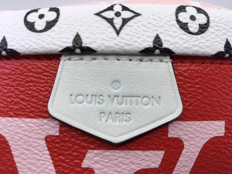 Louis Vuitton Monogram Giant Bum Bag Red Pink White Black at