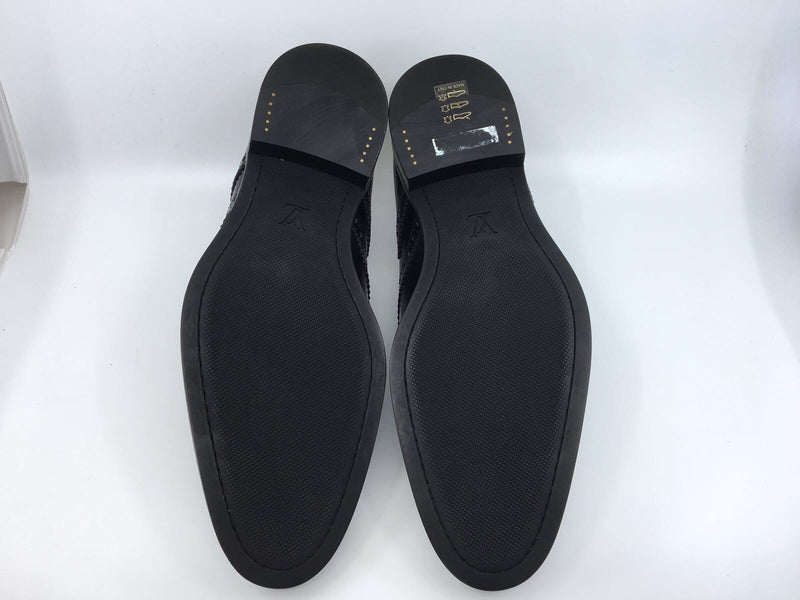 Louis Vuitton Men's Black Leather Trader Derby Shoe – Luxuria & Co.