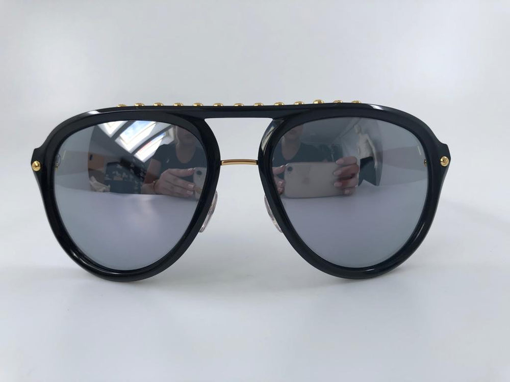 Louis Vuitton Women's Black Serpico Sunglasses Z2357W – Luxuria & Co.
