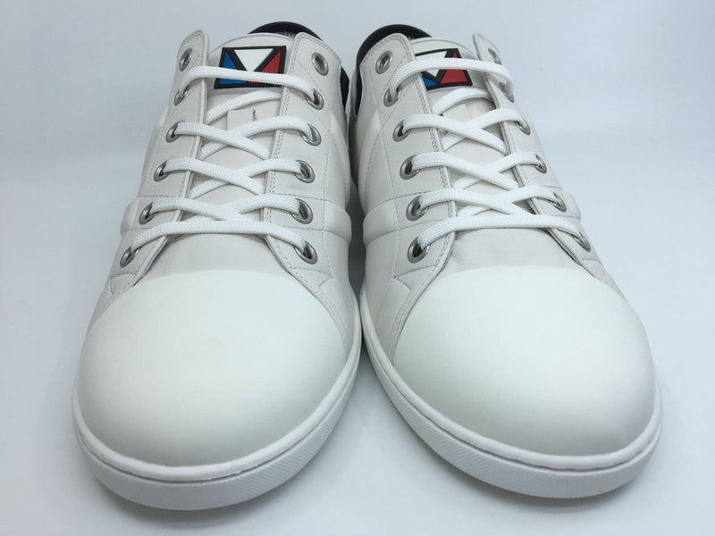 Louis Vuitton Men's White Leather Baseball Sneaker – Luxuria & Co.