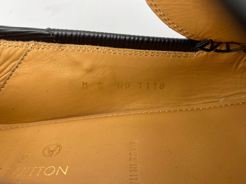 Louis Vuitton Men's Brown Leather Hockenheim Moccasin – Luxuria & Co.
