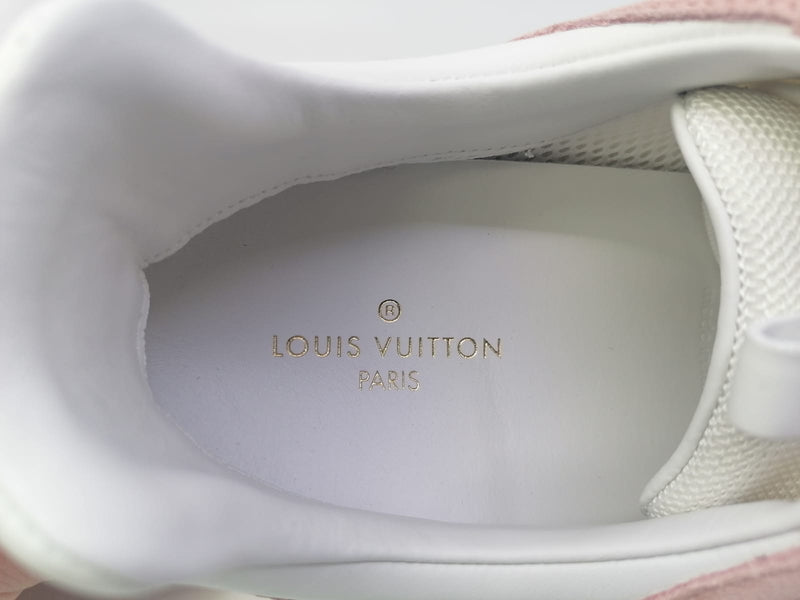 Louis Vuitton - Low Top Sneaker White Pink Suede Run Away - Pink 40 US -  BougieHabit
