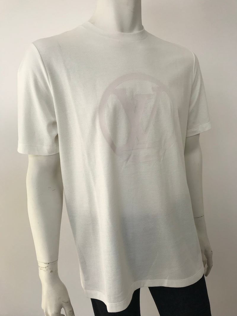 Circled LV Print T-Shirt - Luxuria & Co.