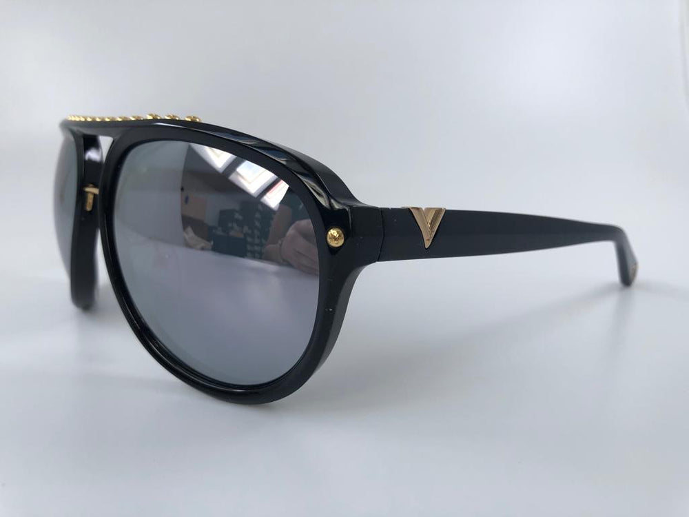 Louis Vuitton Women's Black Serpico Sunglasses Z2357W
