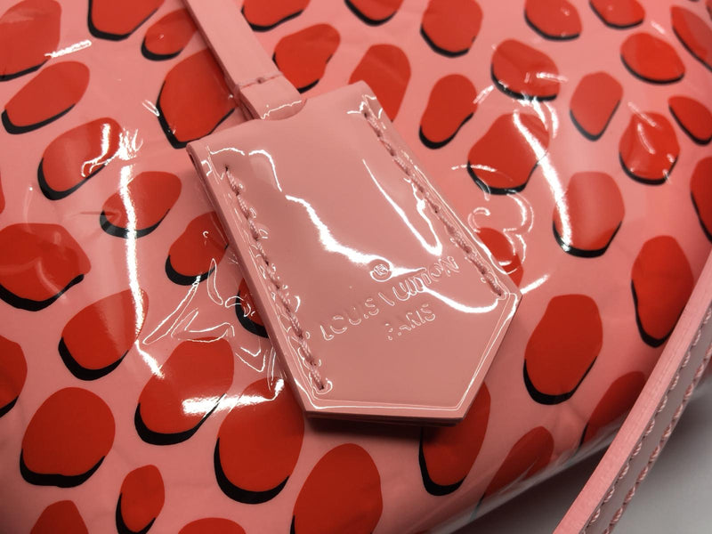 Louis Vuitton Open Tote Monogram Vernis Jungle Dots Sugar Pink