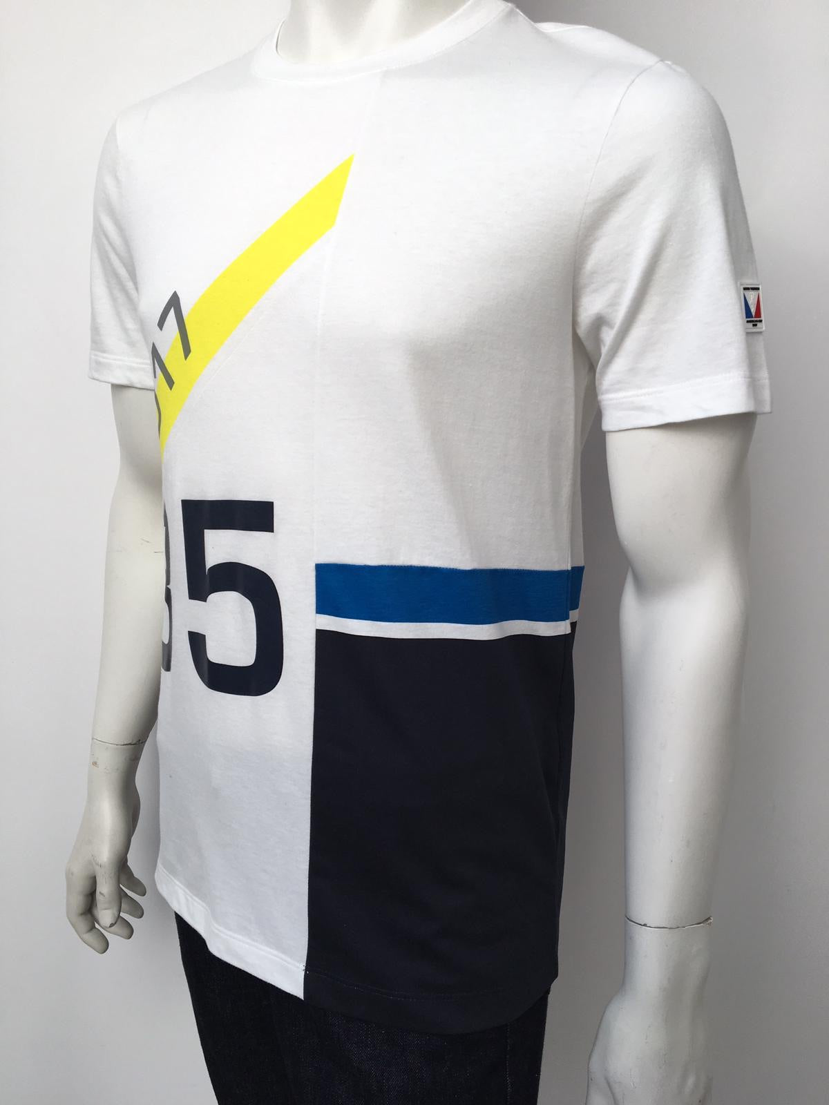 Louis Vuitton Men's White Cotton America's Cup Latitude T-Shirt