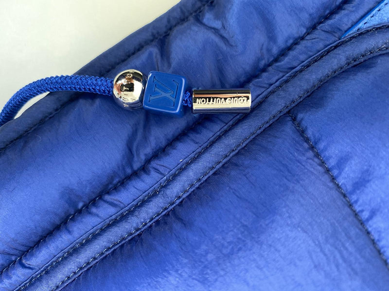 Louis Vuitton Men's Blue Nylon Quilted Gilet Vest