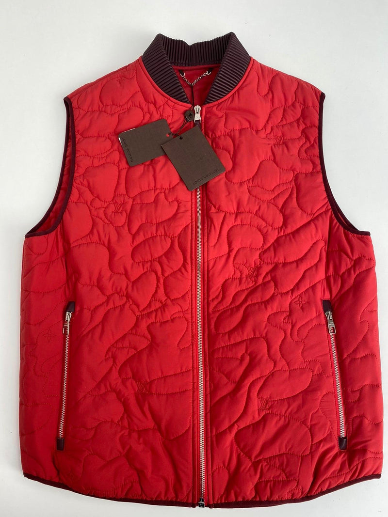 vuitton red vest