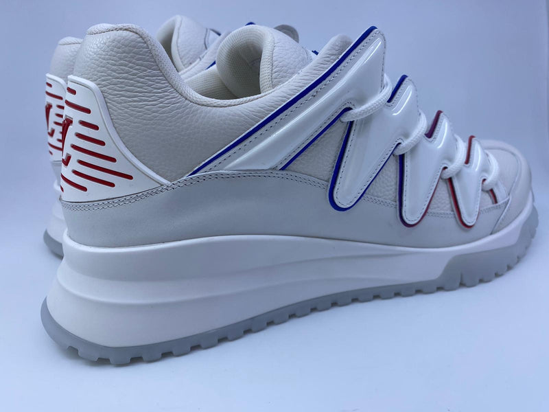 Louis Vuitton White Zig Zag Sneakers