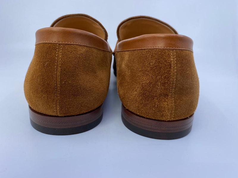 LOUIS VUITTON Leather Saint Germain Loafers Brown - S: 39 (6) | Luxity