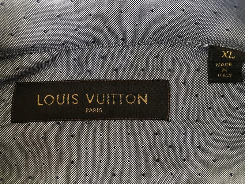 Louis Vuitton Button Down Emblem Shirt - Luxuria & Co.
