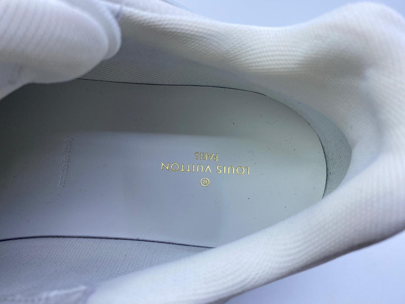 Louis Vuitton, Shoes, Authentic Louis Vuitton Zigzag Silver Blue Sneaker  Size