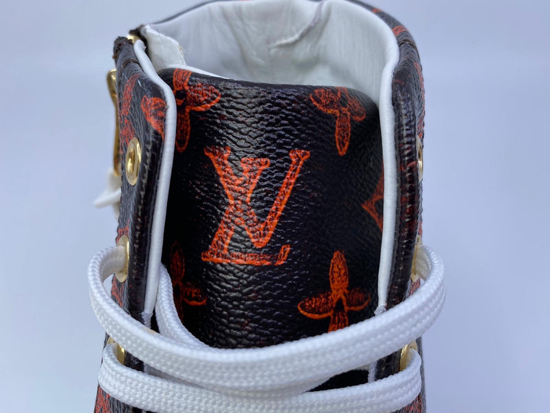 Louis Vuitton Black Stellar Sneaker Ankle Boots Size 7-NEW