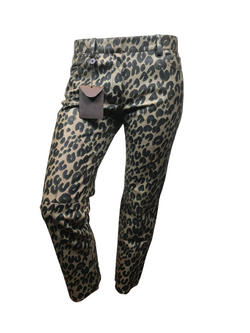 Louis Vuitton Women's Leather Leopard Print Pants – Luxuria & Co.