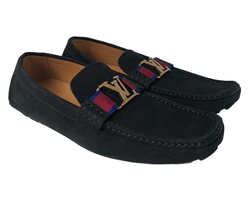 Men's Louis Vuitton Loafers Monte Carlo Shoes Sz (LV 7 USA 8
