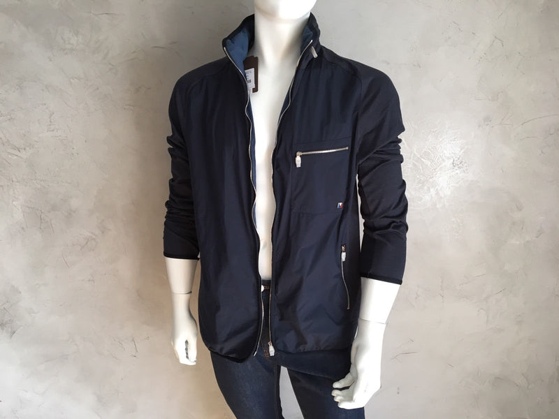 Nylon Front Zip Up Jacket - Luxuria & Co.