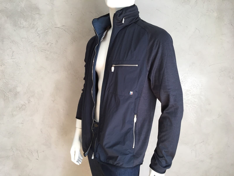 Nylon Front Zip Up Jacket - Luxuria & Co.