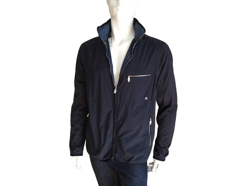 Nylon zip up sales jacket