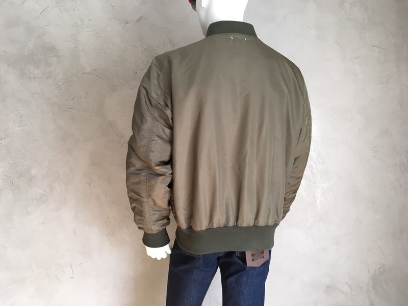 vuitton leather jacket green