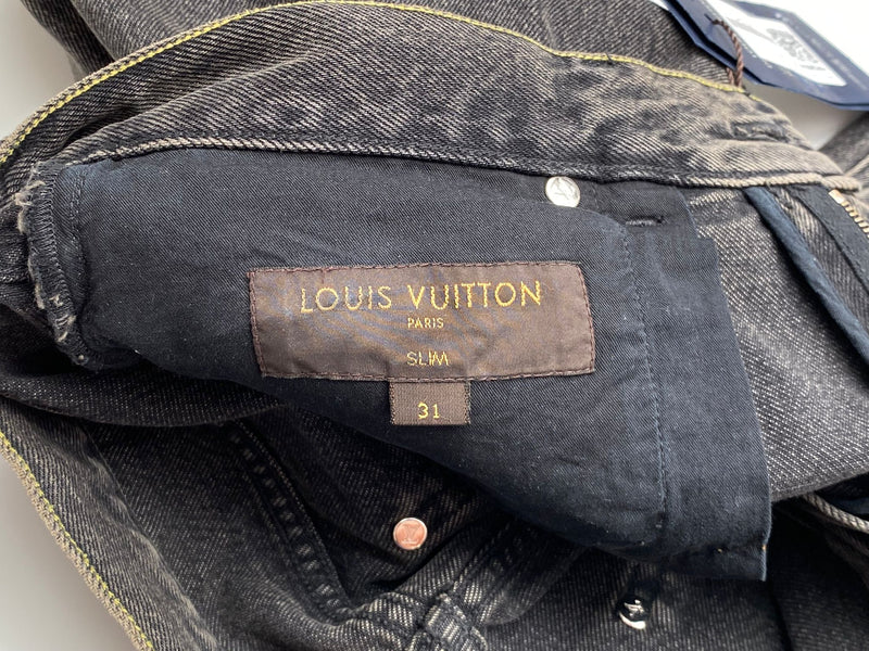 Louis Vuitton Washed Slim Jeans