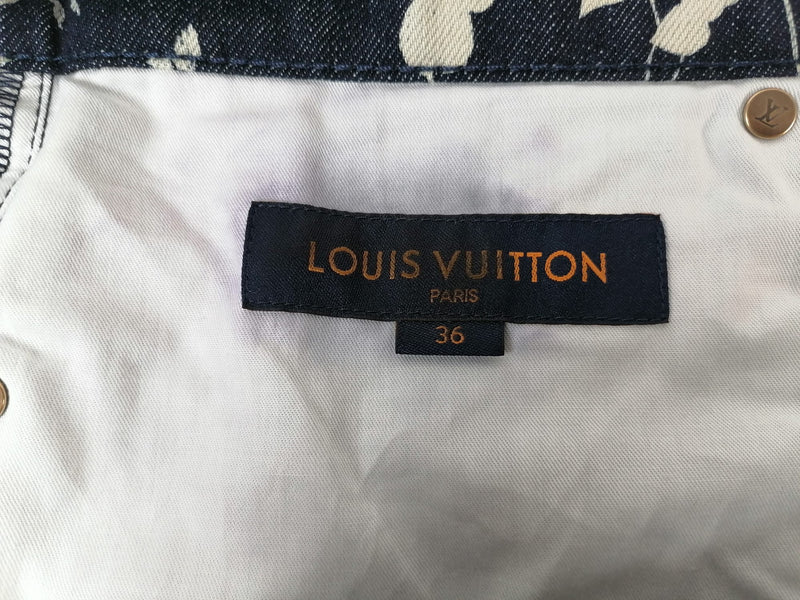 Louis Vuitton LV Leaf Regular Denim Pants [Variant 36 US]