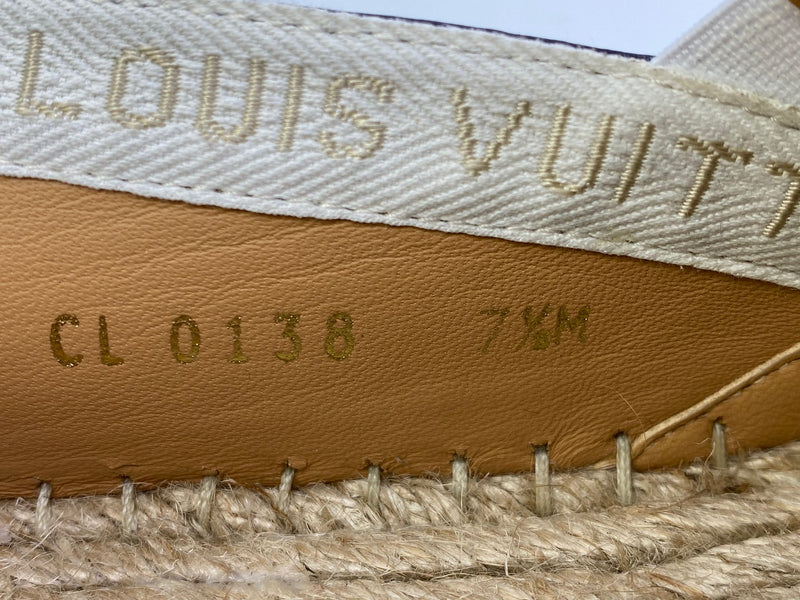 Louis Vuitton Monogram Canvas Espadrilles Sneakers Size 40 Louis Vuitton
