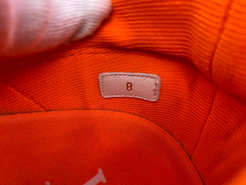LOUIS VUITTON men's V N R VNR knit sneakers trainers shoes - orange LV  10 US 11