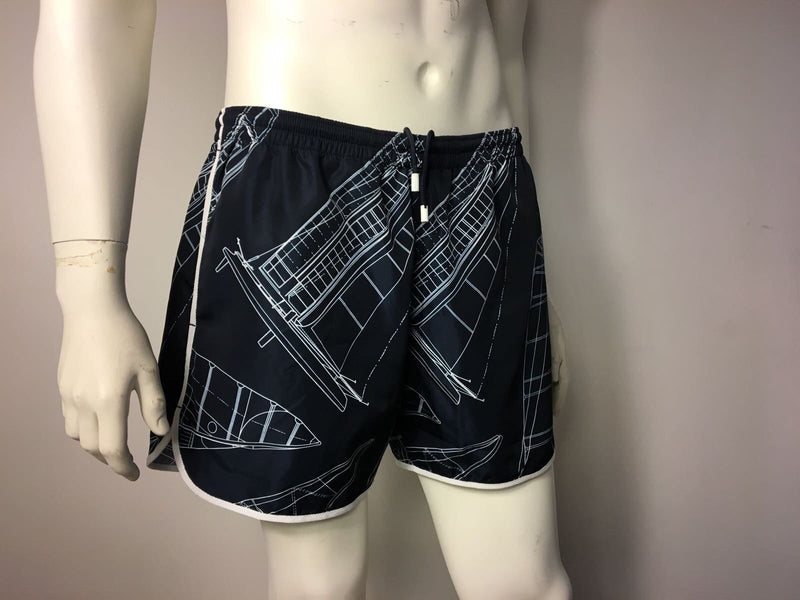 Yacht Print Swim Shorts - Luxuria & Co.