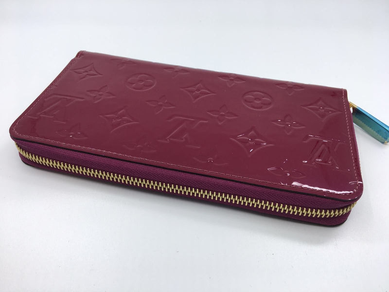 Zippy Wallet Monogram Vernis Violette - Luxuria & Co.